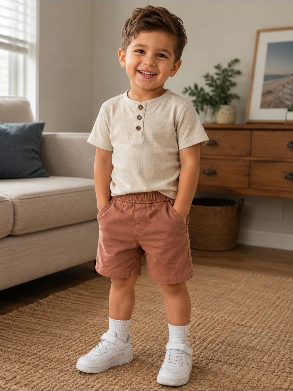 KIDS RUST SHORTS